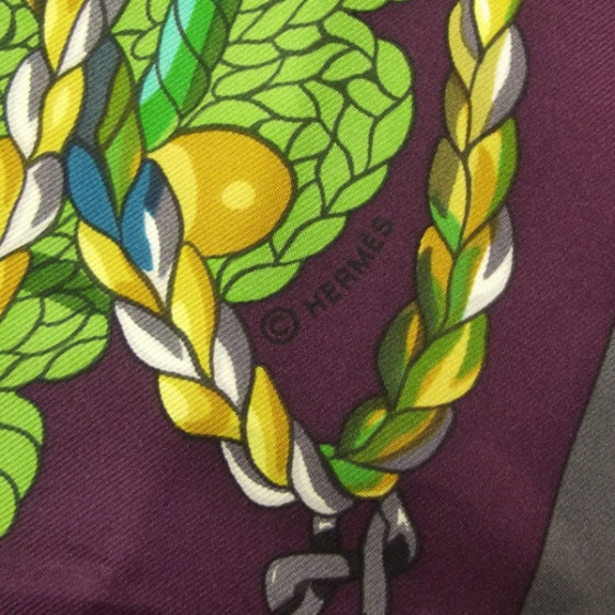 Silk Le Timbalier Scarf 90 Violet