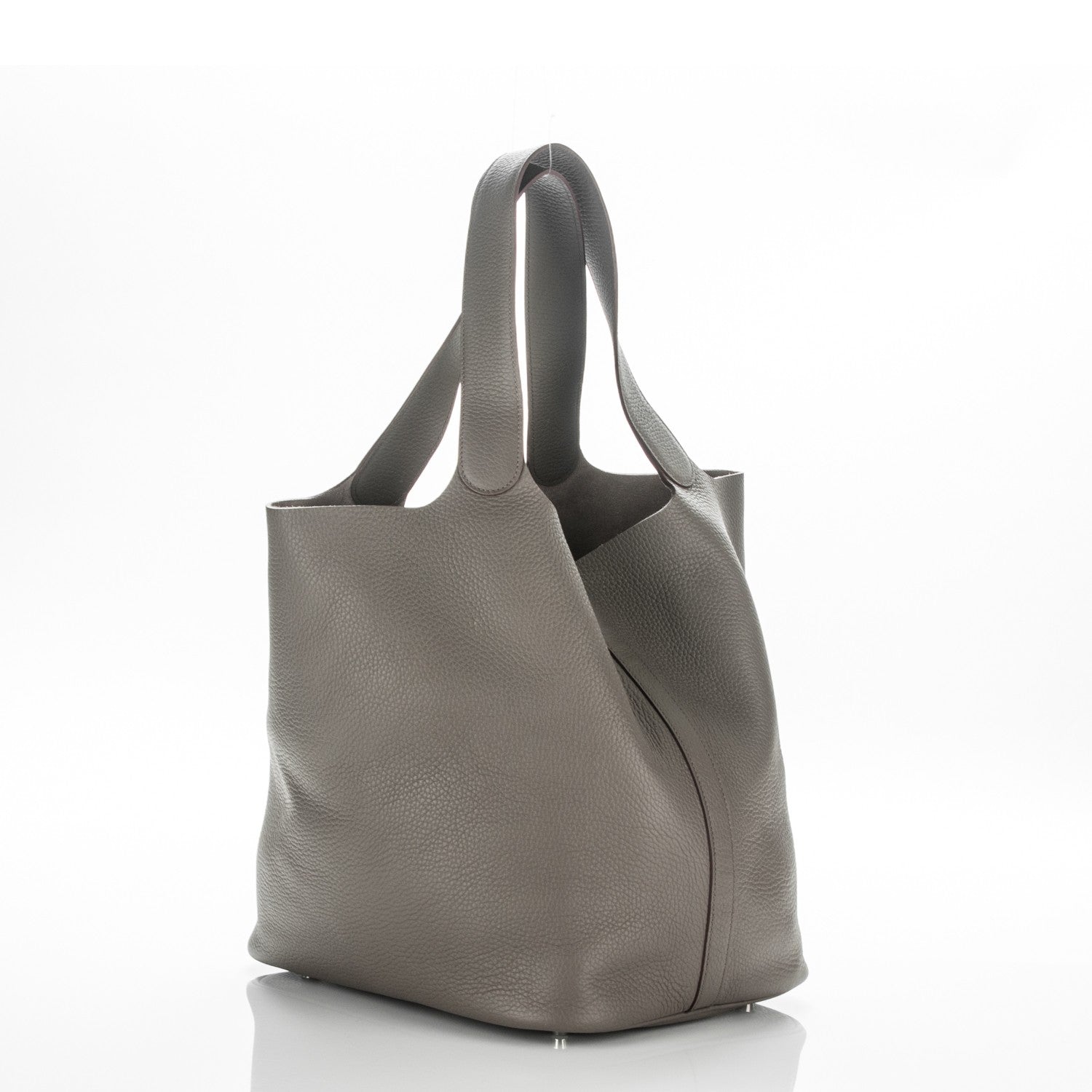 Hermes Taurillon Clemence Picotin TGM Etain 3 of 7
