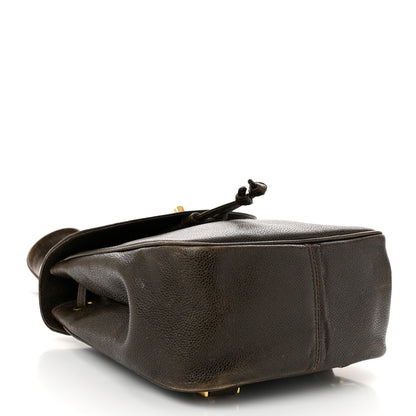 Chanel Caviar CC Backpack Brown 4 of 14