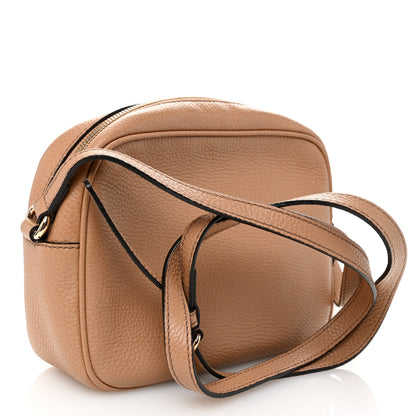 Gucci Pebbled Calfskin Small Soho Disco Bag Camelia 3 of 10