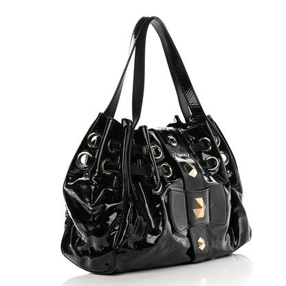 Jimmy Choo Patent Ramona Black 3 of 12