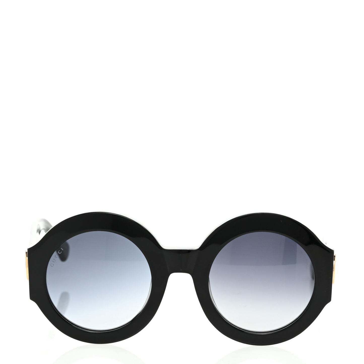 Round Frame GG0084S Sunglasses Black