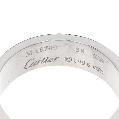 Cartier 18K White Gold 6mm LOVE Ring 58 8.25 4 of 4