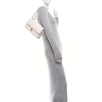 Chanel Caviar Quilted Medium Double Flap White 2 of 11