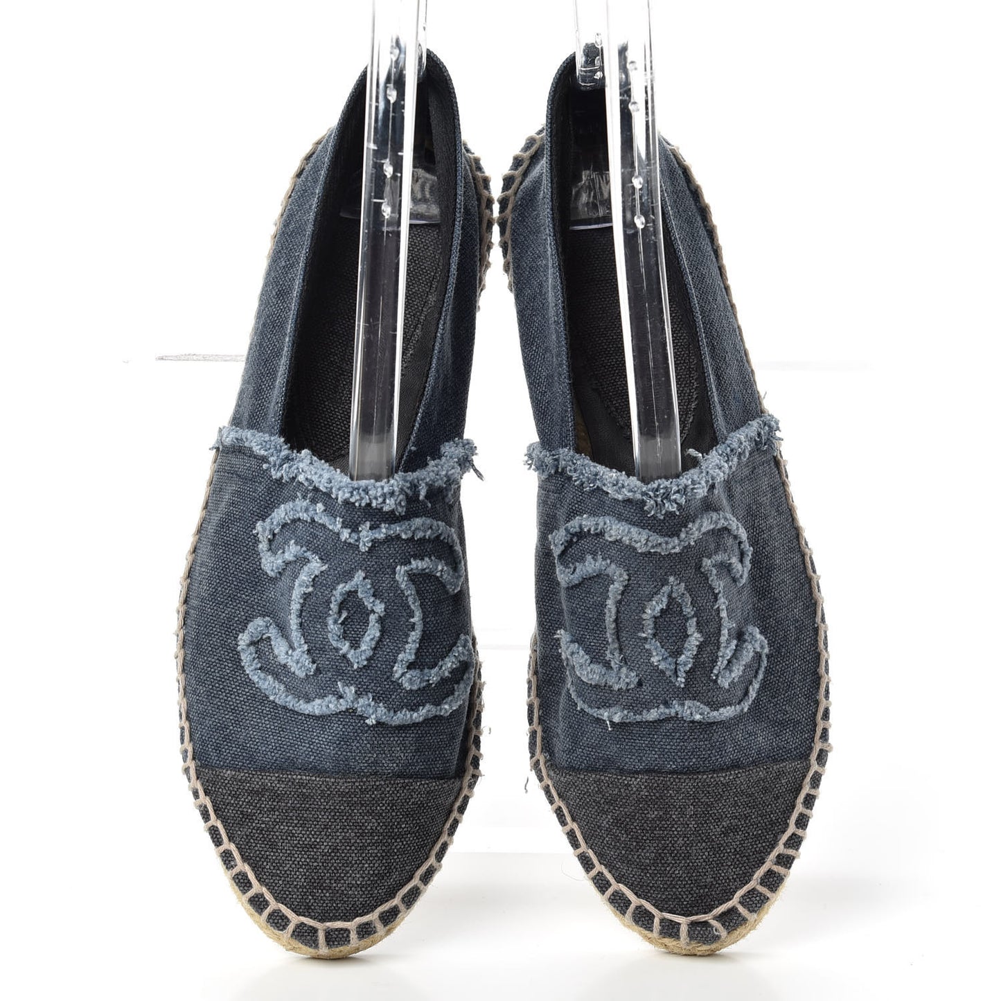Linen CC Espadrilles 39 Blue