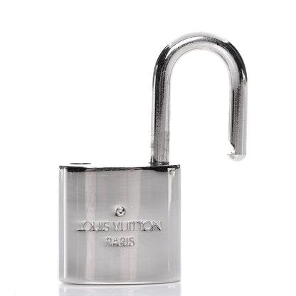 Louis Vuitton Polished Silver Lock and Key Set 3 of 4