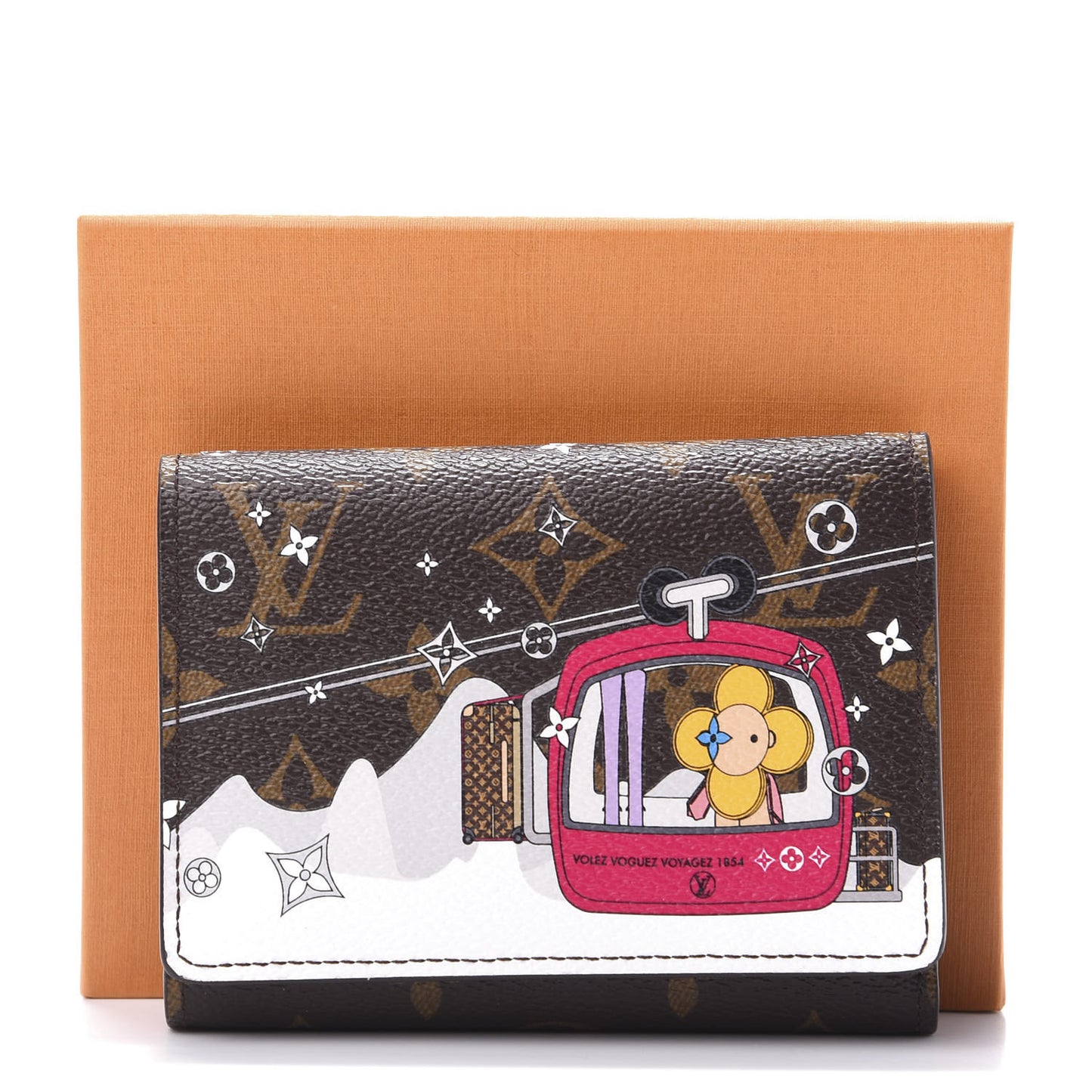Monogram 2019 Christmas Animation Victorine Wallet Fuchsia