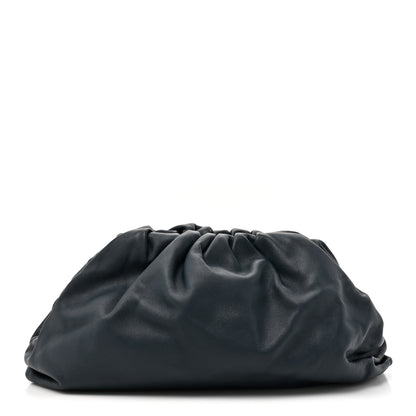 Bottega Veneta Smooth Butter Calf The Pouch Oversized Clutch Deep Blue 1 of 10