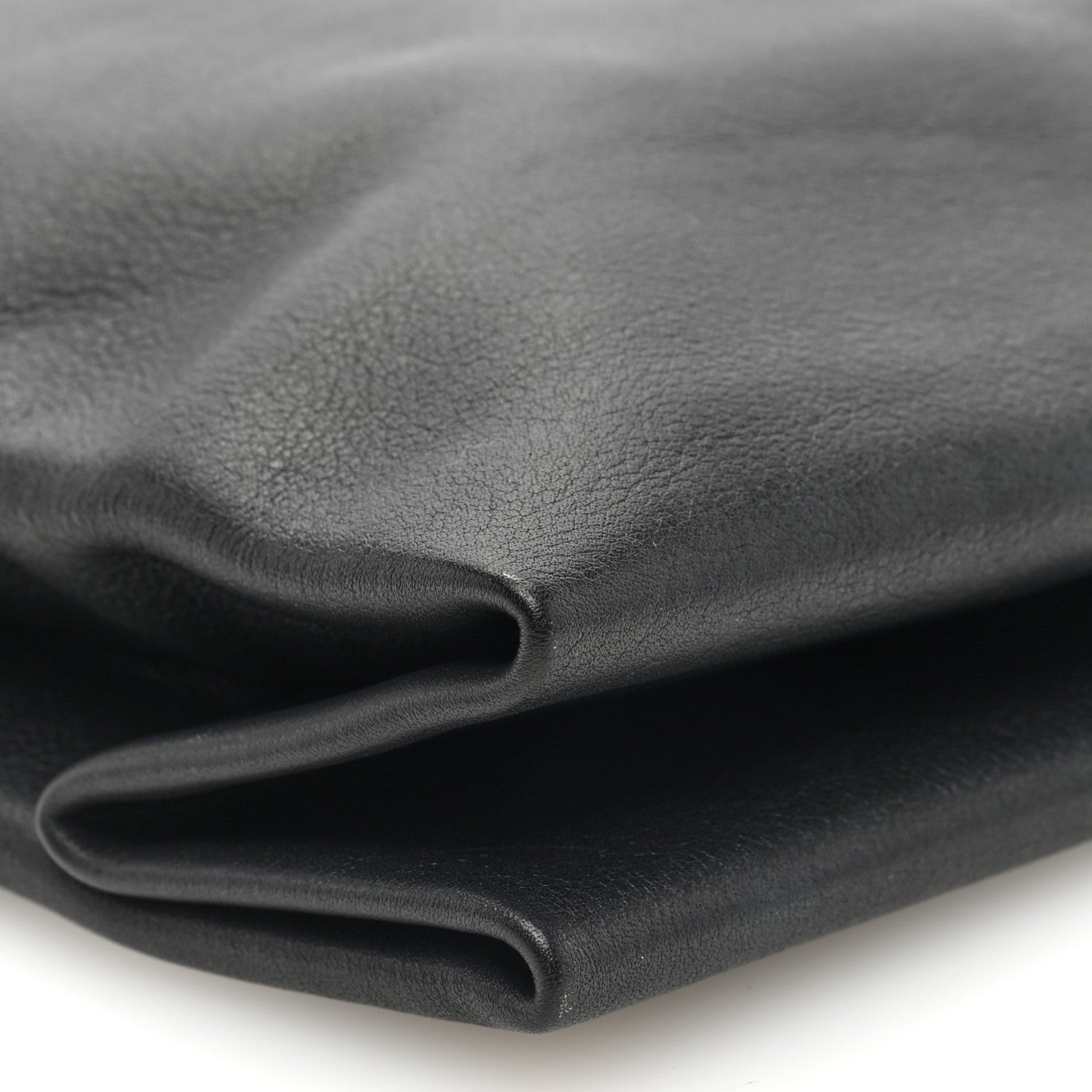 The Row Smooth Calfskin Small Lunch Bag Black 8 of 9