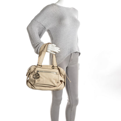 Chanel Calfskin Round Bowling Bag White 2 of 7