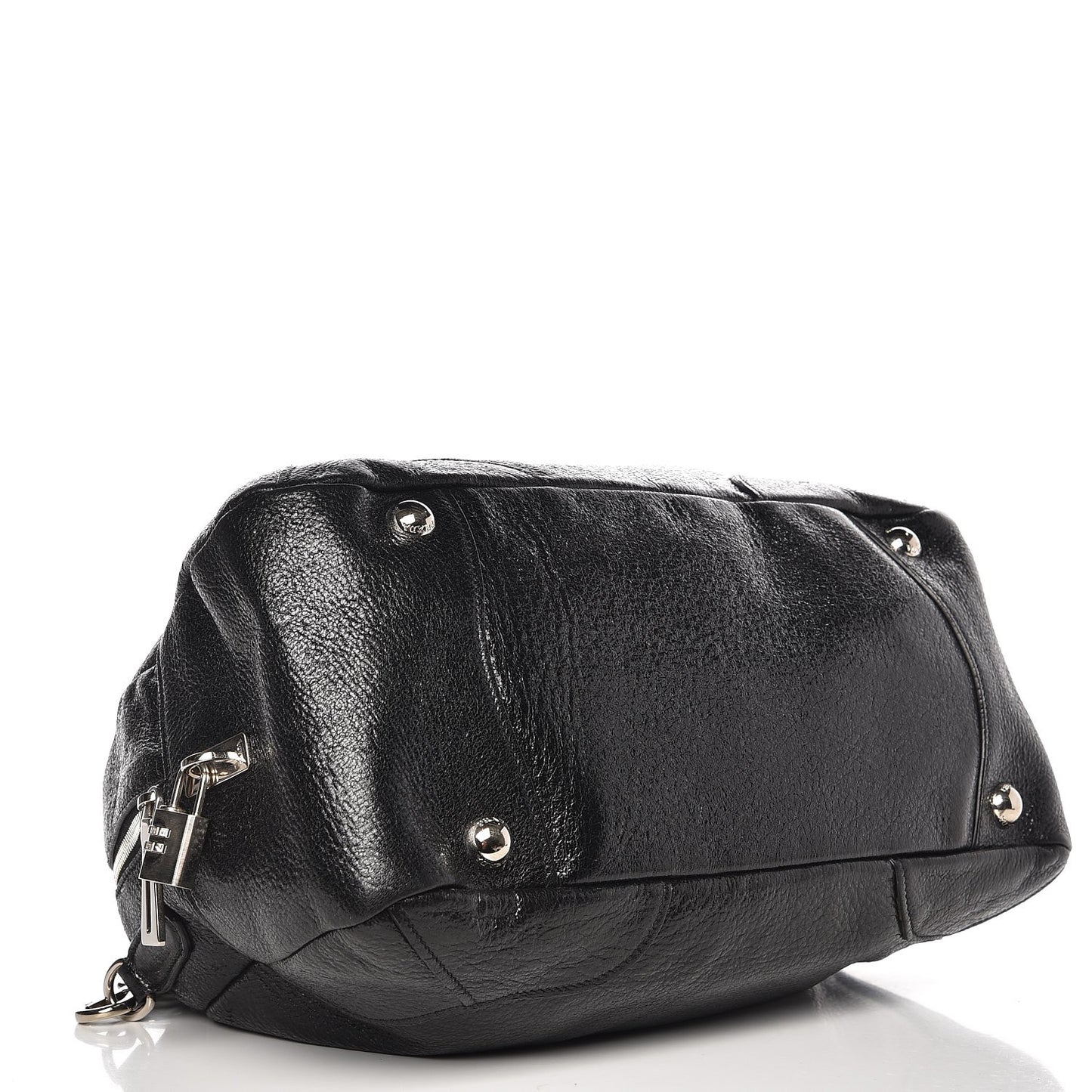 Cervo Lux Chain Shoulder Bag Black