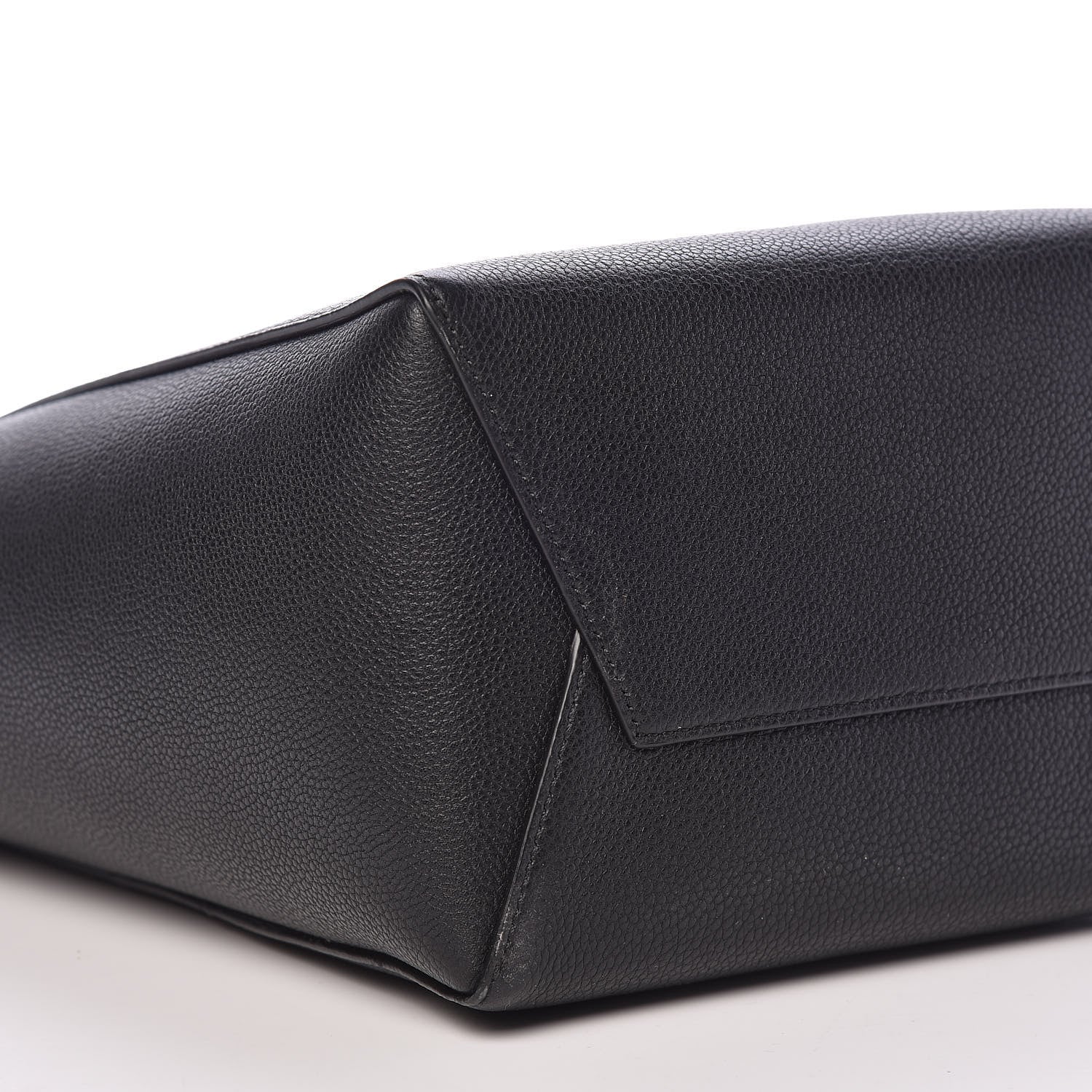 Celine Soft Grained Calfskin Small Sangle Bucket Bag Black 8 of 9
