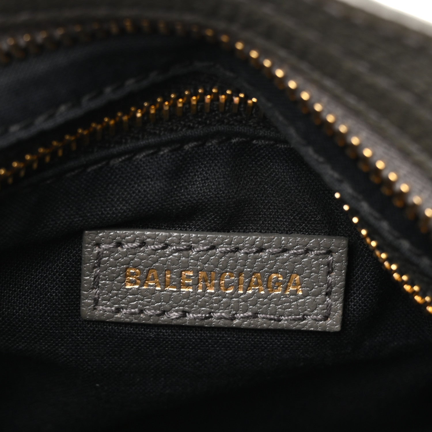 Balenciaga Chevre Gold Metallic Edge Hardware Mini City Gris Acier 6 of 10