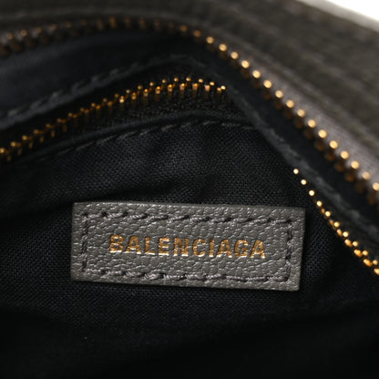 Balenciaga Chevre Gold Metallic Edge Hardware Mini City Gris Acier 6 of 10