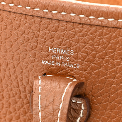 Hermes Taurillon Clemence Evelyne TPM Gold 6 of 13