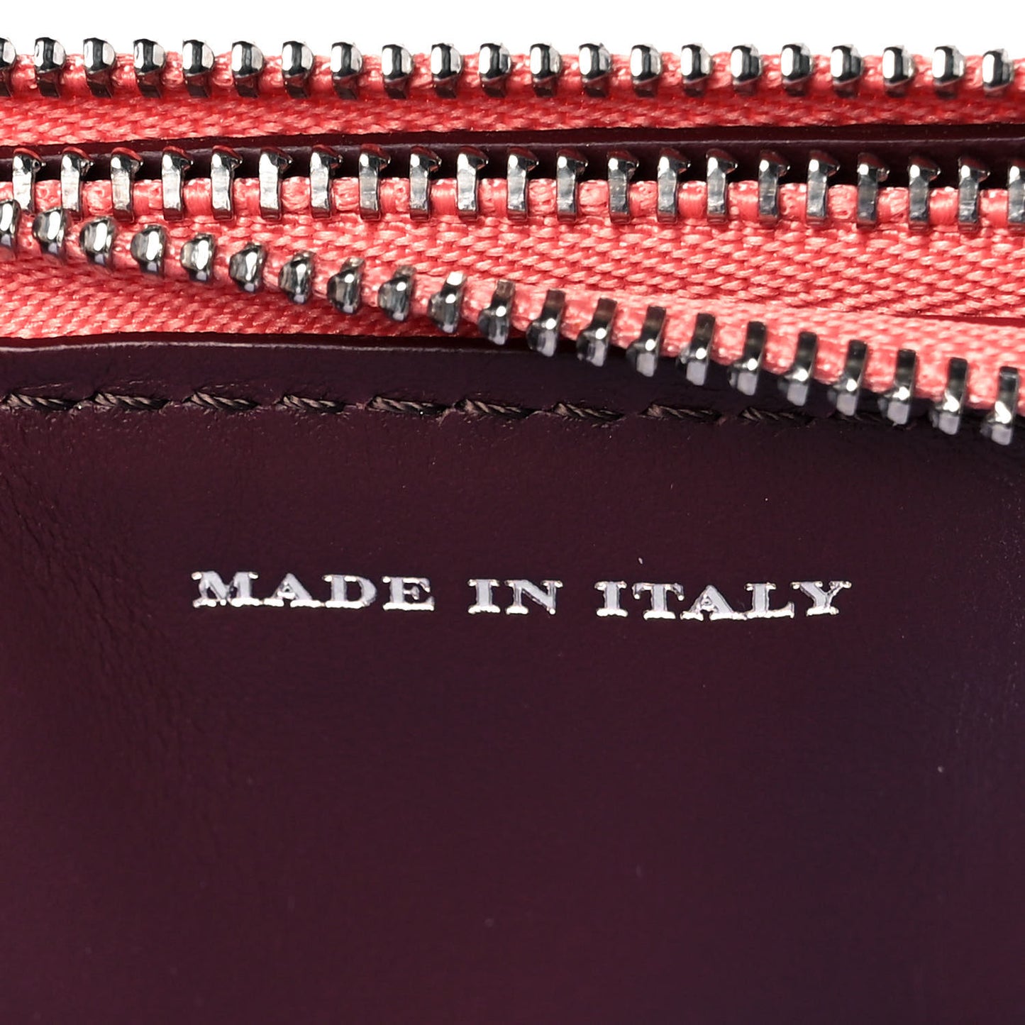 Grainy Goatskin Triple Zip Crossbody Bag Pink
