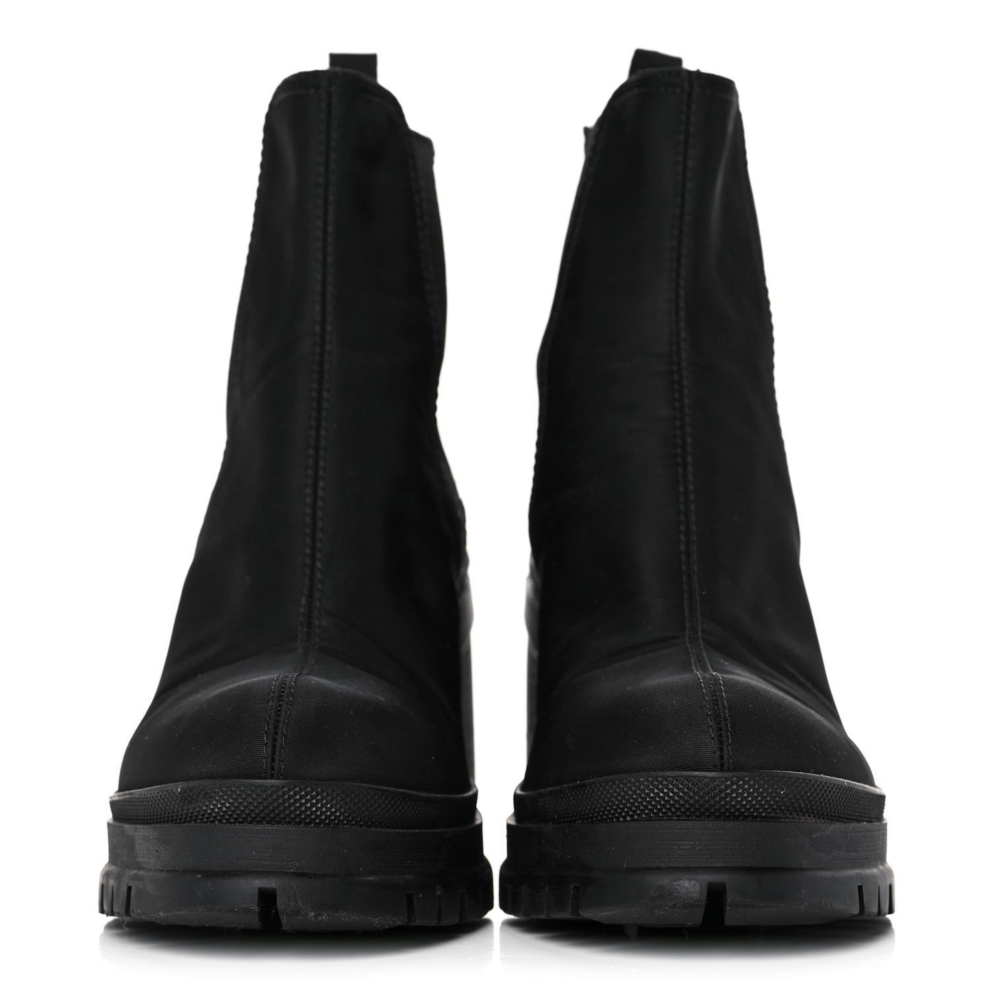 Nylon Lug Sole Chelsea 55mm Boots 39 Black