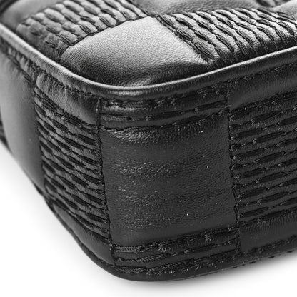 Louis Vuitton LOUIS VUITTON Damier Quilt Lambskin Troca Pochette Black 6 of 8