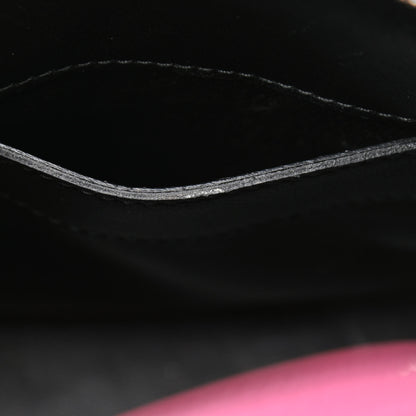 Balenciaga Signature Grained Calfskin Logo XXS Ville Top Handle Bag Rose Bubblegum Black 10 of 11