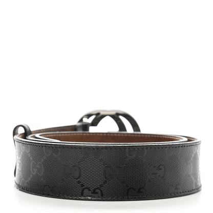 Gucci Imprime Monogram Interlocking G Belt 85 34 Black 2 of 9