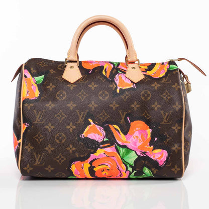 Louis Vuitton Monogram Roses Speedy 30 1 of 9