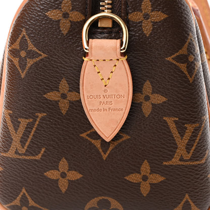 Louis Vuitton Monogram Speedy Bandouliere 20 Black 6 of 11
