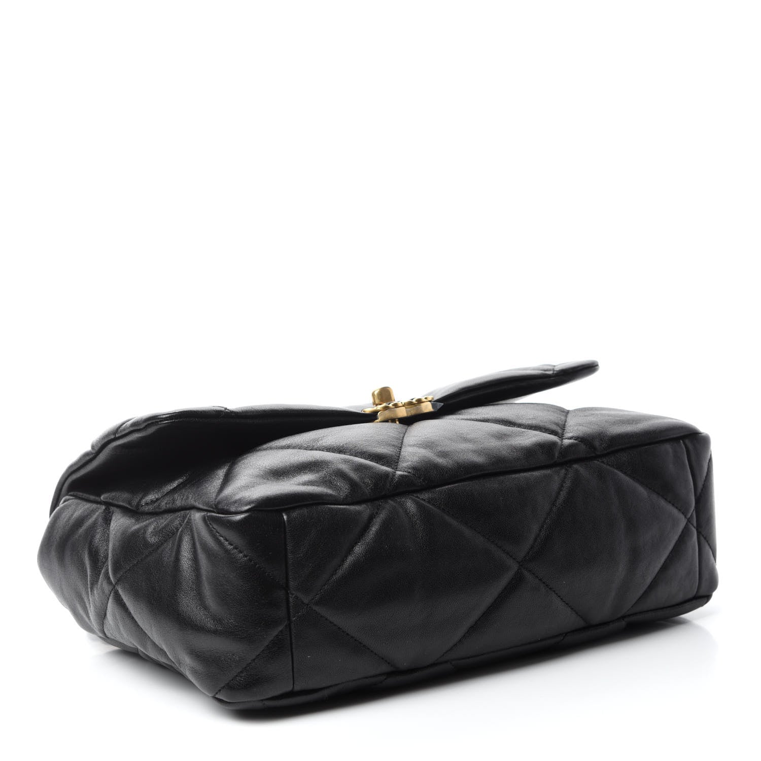 Chanel Lambskin Quilted Large Chanel 19 Flap Black 4 of 10