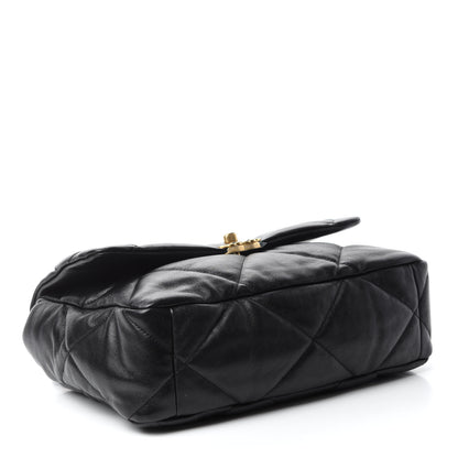 Chanel Lambskin Quilted Large Chanel 19 Flap Black 4 of 10