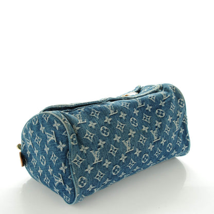 Louis Vuitton Monogram Denim Neo Speedy Blue 4 of 10