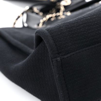 Chanel Mixed Fibers Small Deauville Tote Black 9 of 14