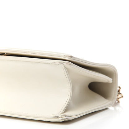 Christian Dior Lambskin Studded Medium Diorama Flap Bag Latte 11 of 17