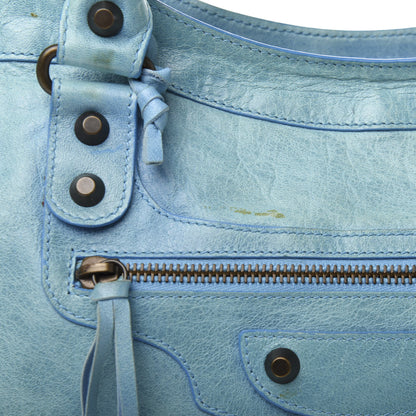Balenciaga Agneau Classic Hardware City Turquoise 12 of 14
