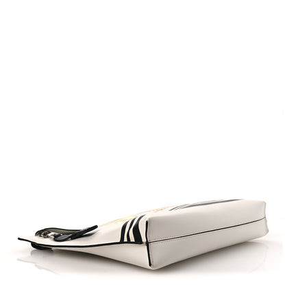 Loewe Calfskin Mushroom T Pouch Bag White 4 of 10