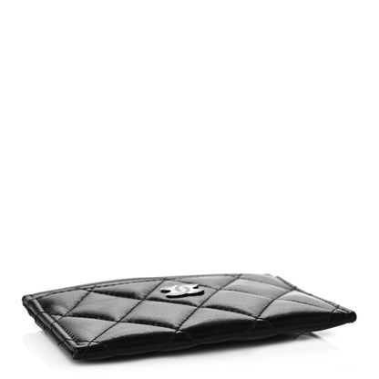 Chanel Lambskin Quilted Card Holder So Black 4 of 9