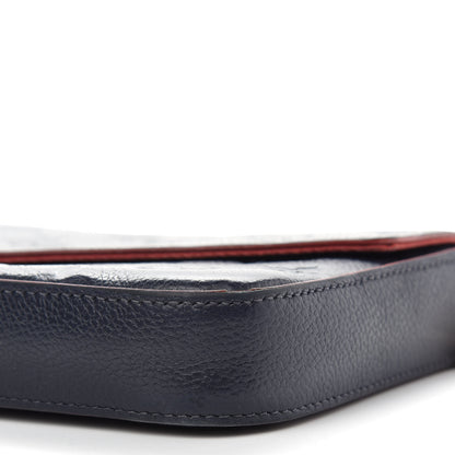 Louis Vuitton Empreinte Pochette Felicie Chain Wallet Marine Rouge 9 of 11