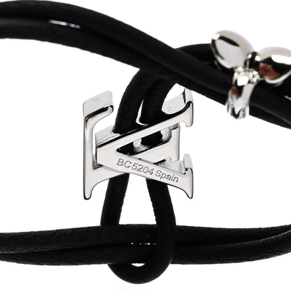 Louis Vuitton Calfskin LV Bloom Bracelet Black 4 of 5