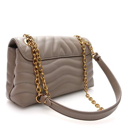 Louis Vuitton Calfskin LV New Wave Chain Bag Taupe 3 of 9