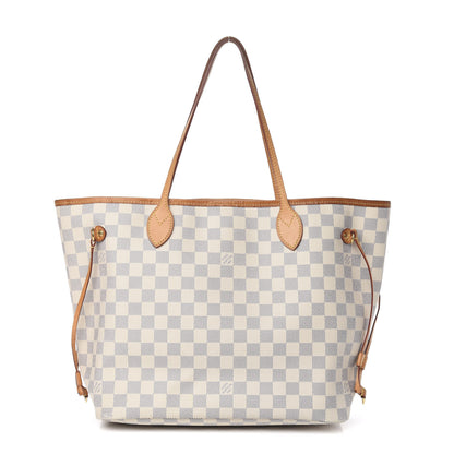 Louis Vuitton Damier Azur Neo Neverfull MM Rose Ballerine 1 of 20