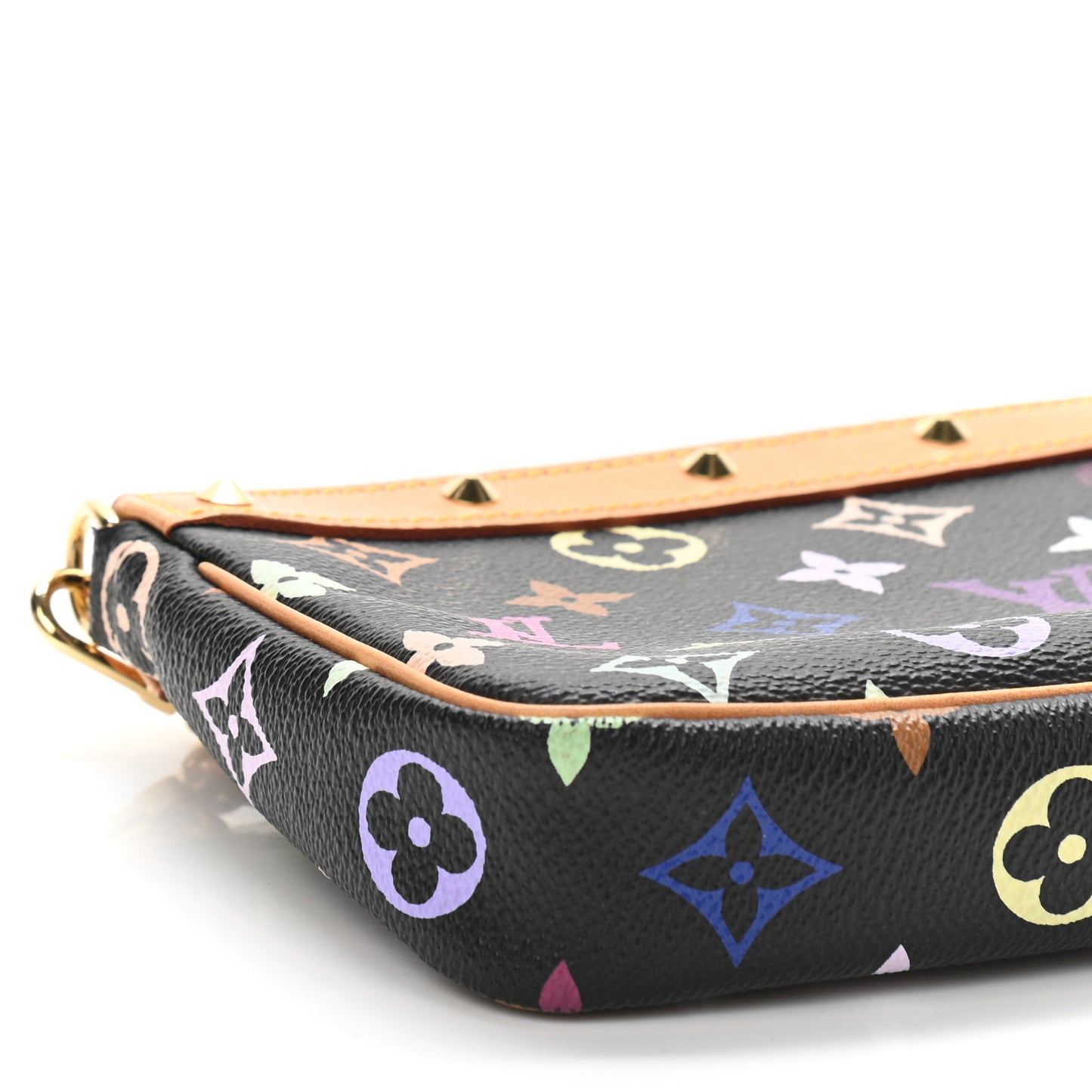 Monogram Multicolor Pochette Accessories Black