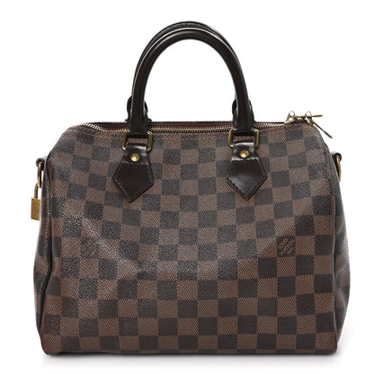 Louis Vuitton Damier Ebene Speedy Bandouliere 25 1 of 29