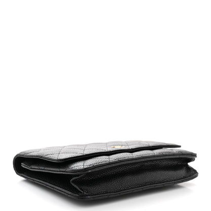 Chanel Caviar Quilted Wallet on Chain WOC Black 4 of 11