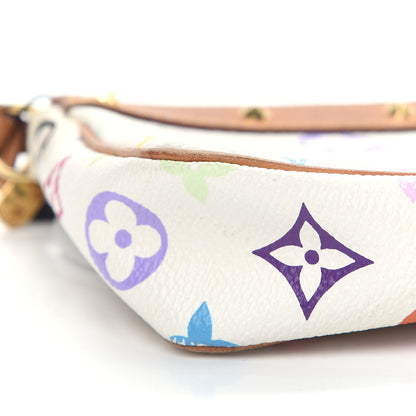 Louis Vuitton Monogram Multicolor Pochette Accessories White 7 of 10
