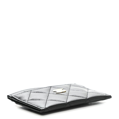 Chanel Lambskin Quilted Card Holder Black 4 of 9