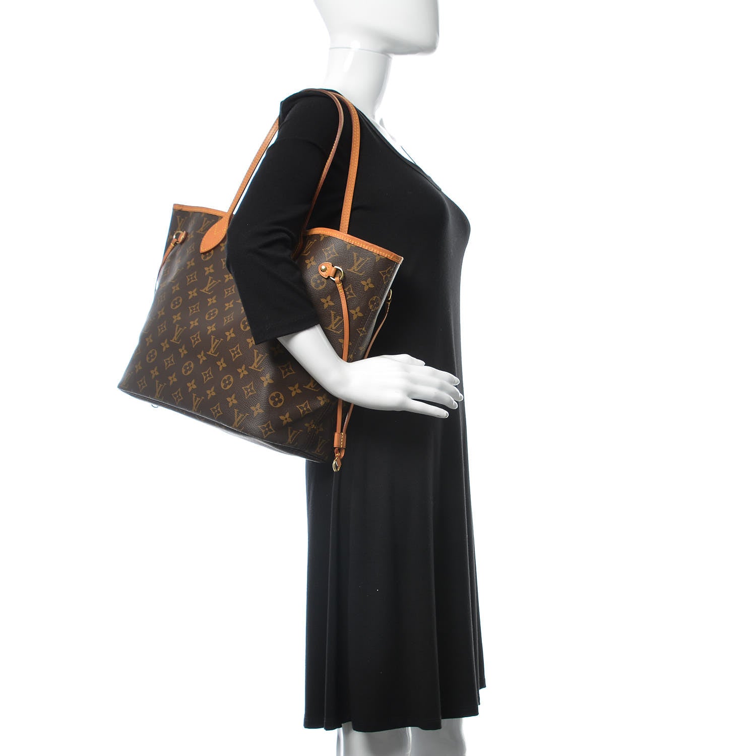 Louis Vuitton Monogram Neo Neverfull MM Rose Ballerine 2 of 14