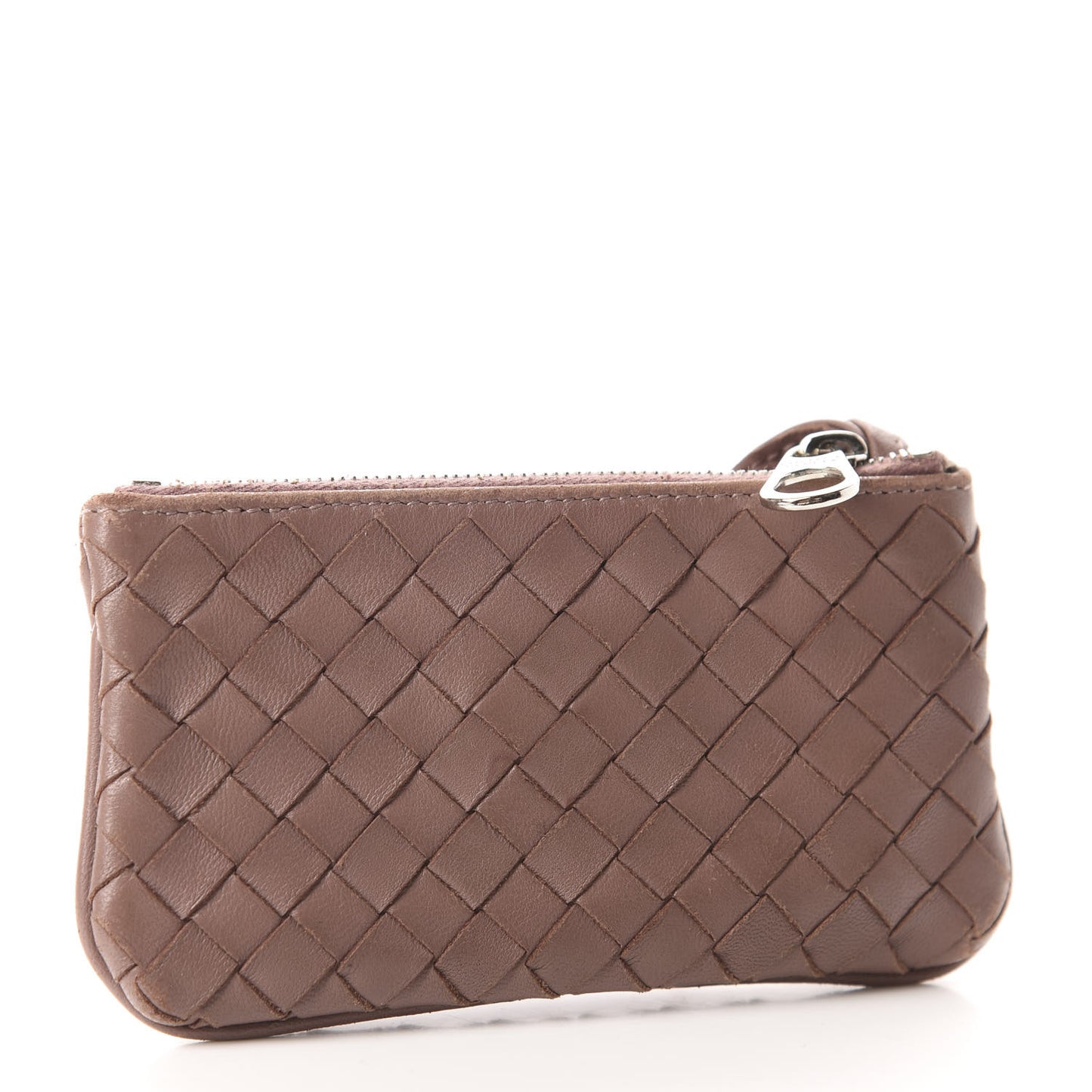 Nappa Intrecciato Key Holder Noce