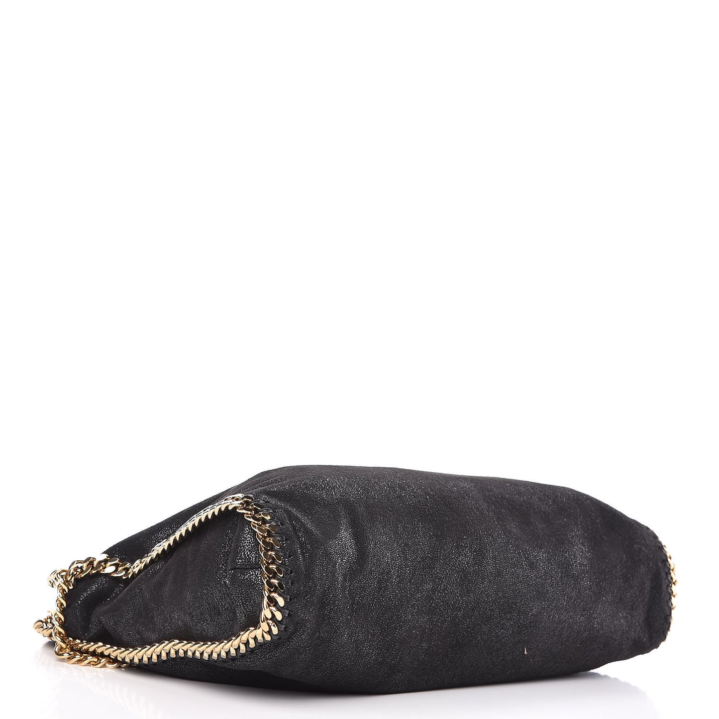 Shaggy Deer Falabella Fold Over Tote Black
