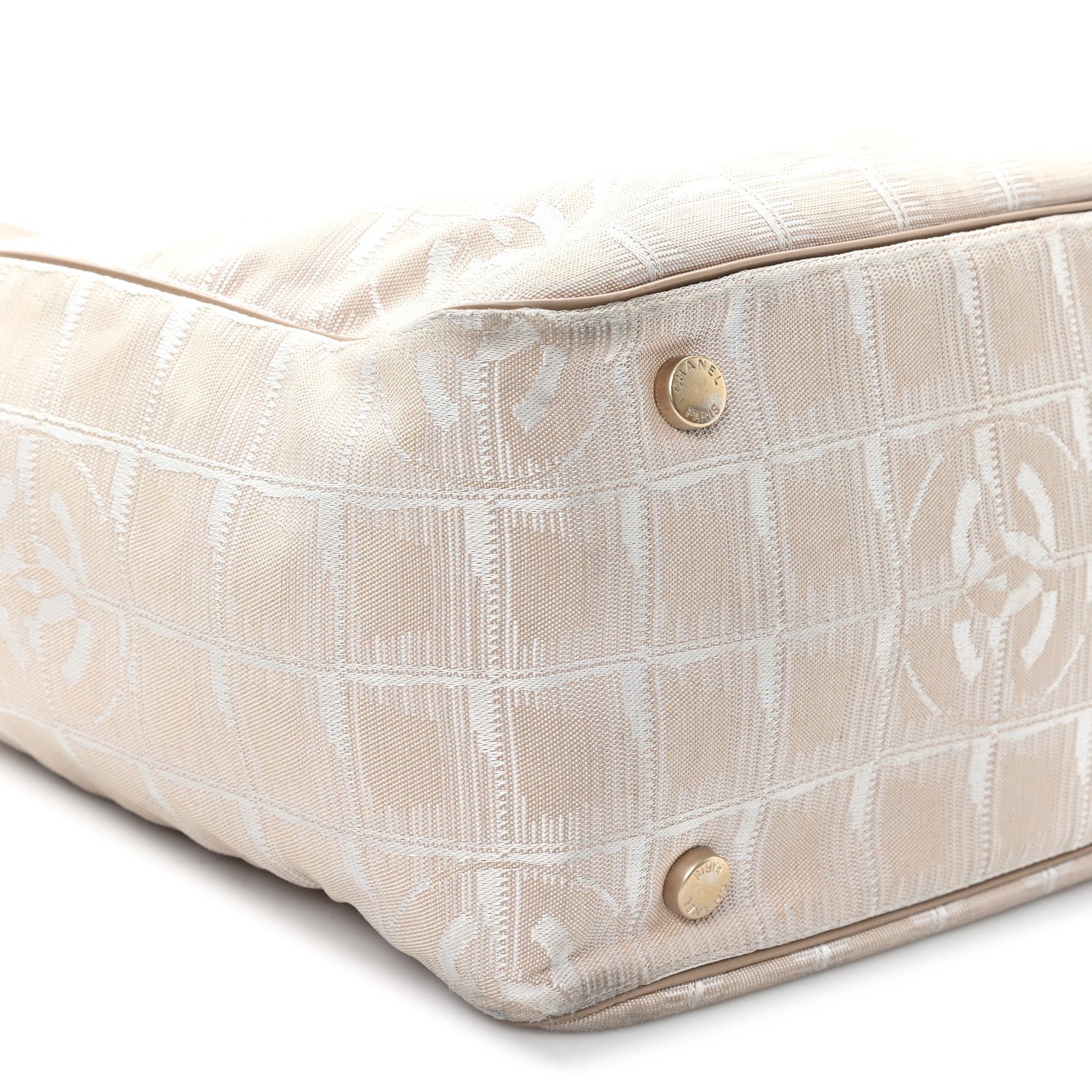 Chanel Nylon Small Travel Tote Beige 9 of 13
