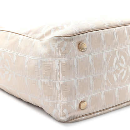 Chanel Nylon Small Travel Tote Beige 9 of 13