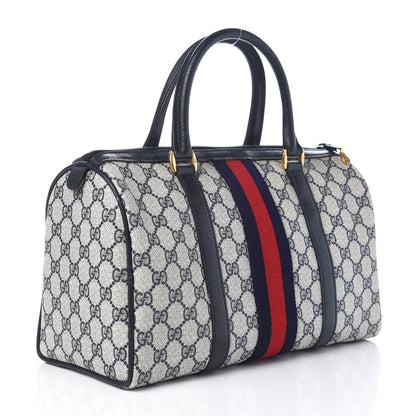 Gucci Monogram Web Boston Navy 3 of 10