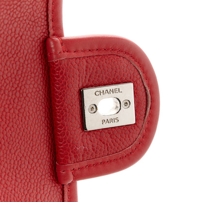 Chanel Caviar Quilted Medium French Riviera Flap Red 7 of 11